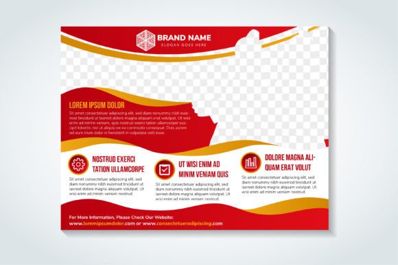 Liquid Education Horizontal Flyer - A Vibrant Print Template for Creative Brands