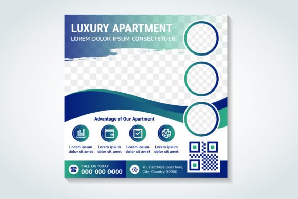 Luxury Apartment Square Banner Review